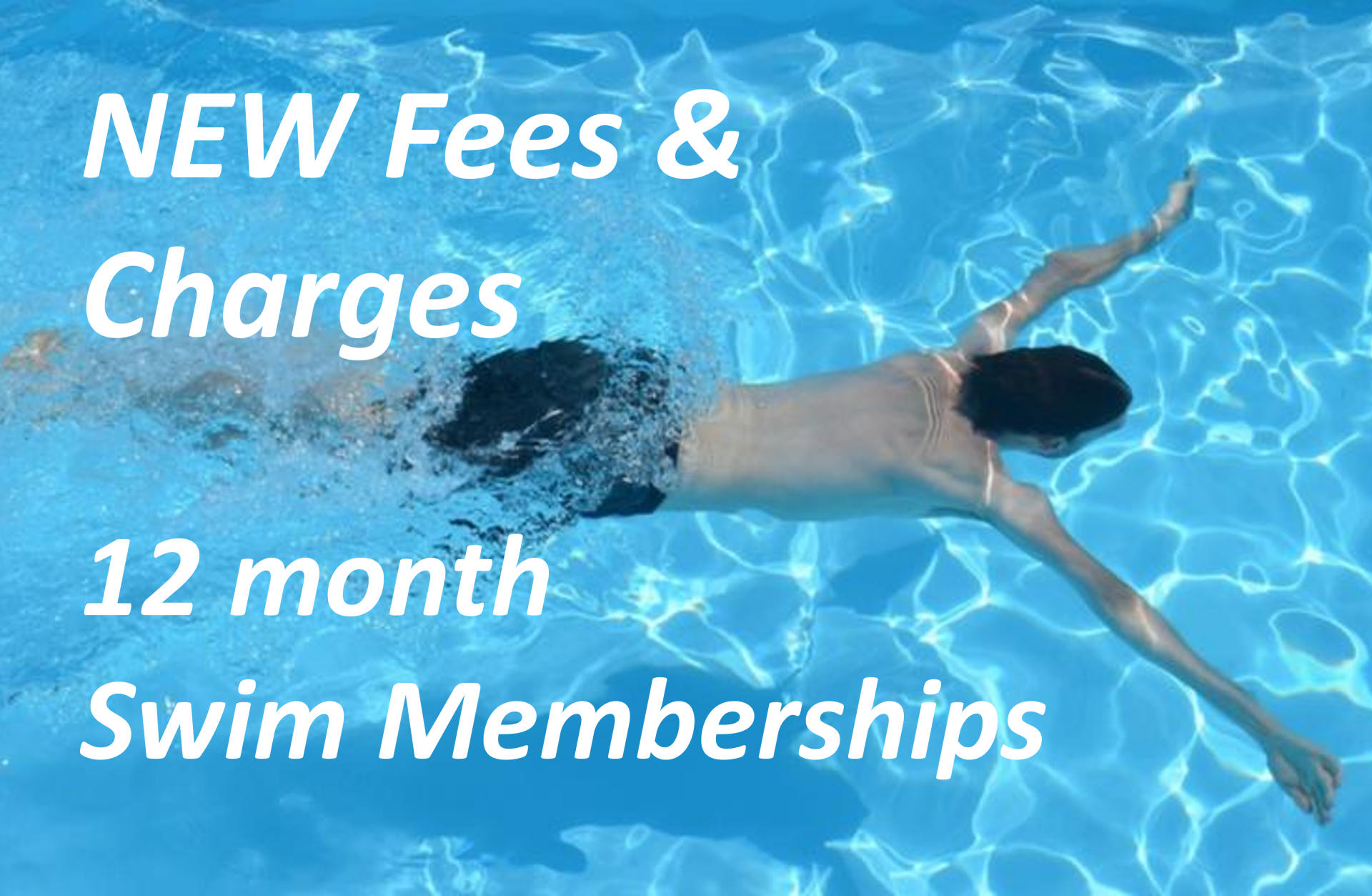 Amendment to 2023/23 Fees and Charges - Addition of 12-month Swim