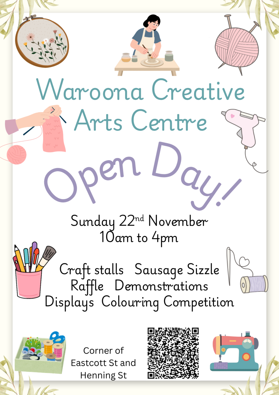 Waroona Creative Arts Centre Open Day