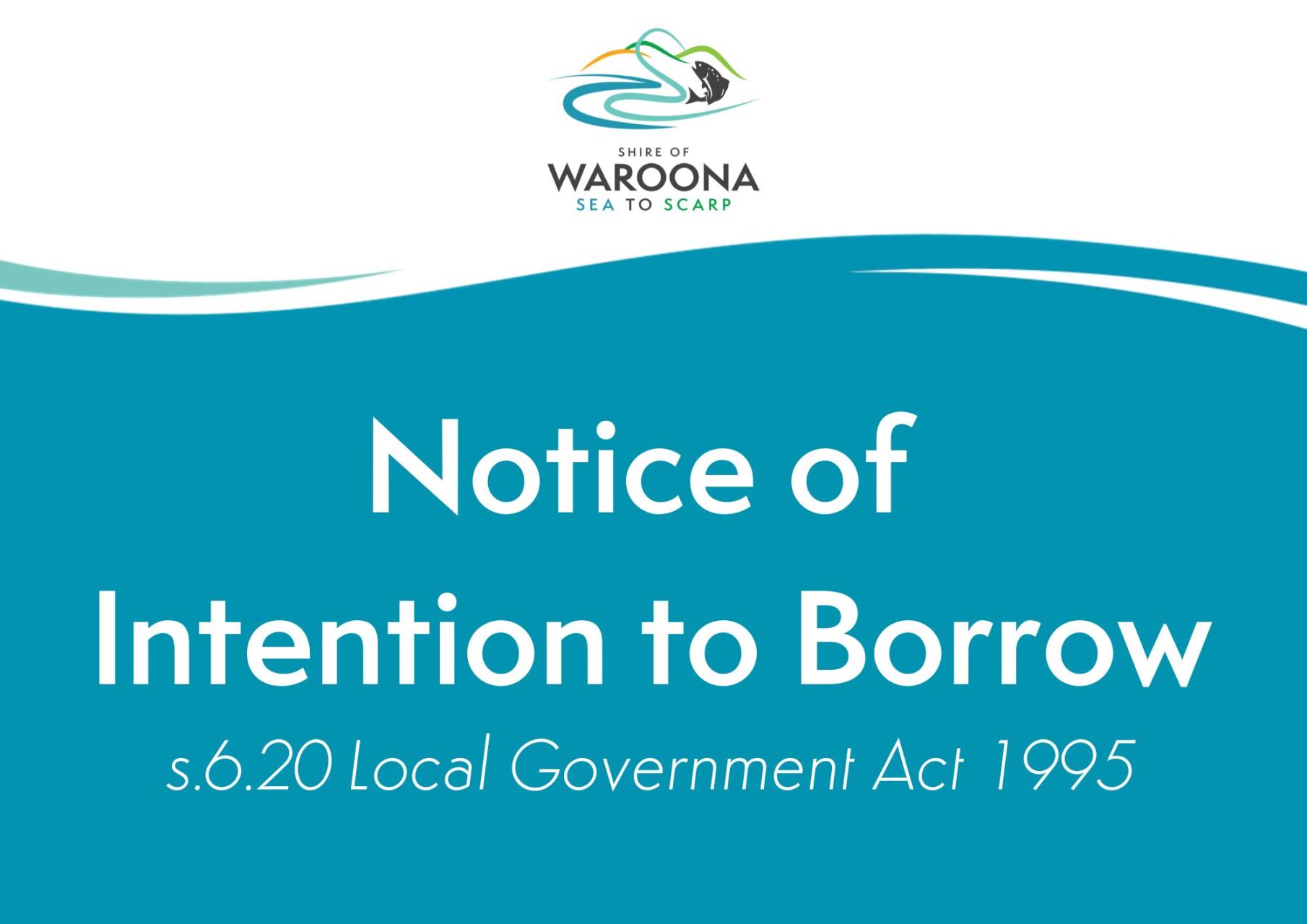 PUBLIC NOTICE - Notice of Intention to Borrow