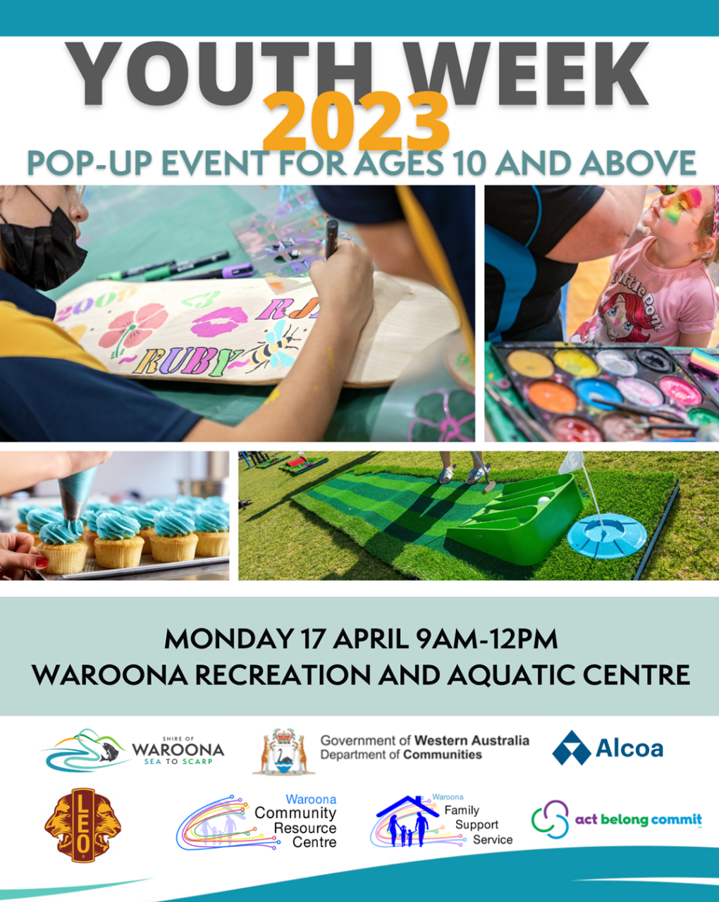 Youth Week 2023 - Pop Up Event for ages 10 and up