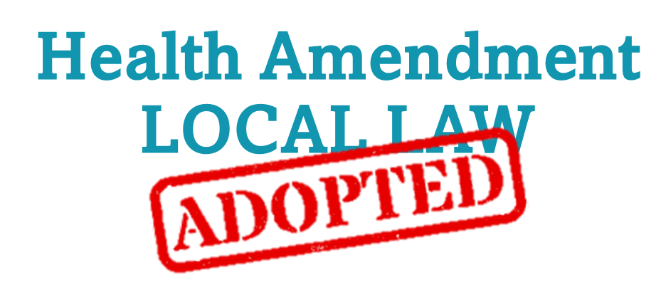 Adoption of Health Amendment Local Law 2023