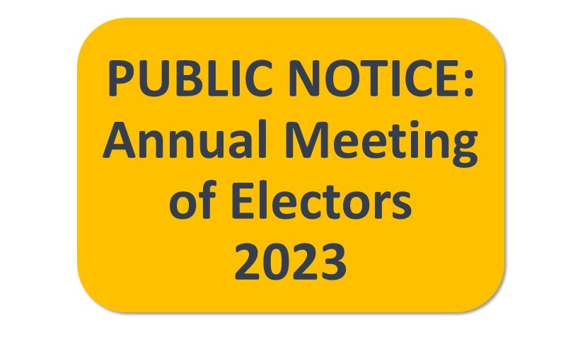 Annual Electors' Meeting Dec 2023 & Availability of 2022/23 Annual Report