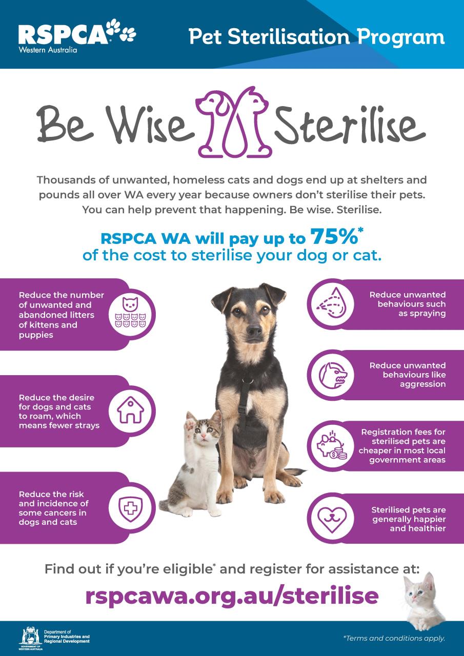 RSPCA Pet Sterilisation Pilot Program