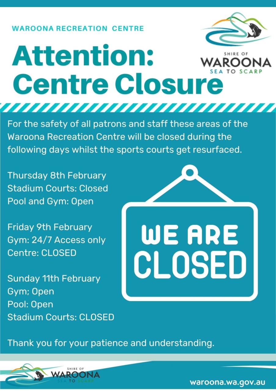 Waroona Recreation Centre Court Resurfacing