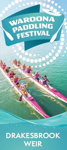 Come and try outrigger canoeing at the Waroona Paddling Festival